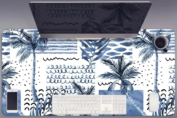 Tappetino da scrivania Palma Blu