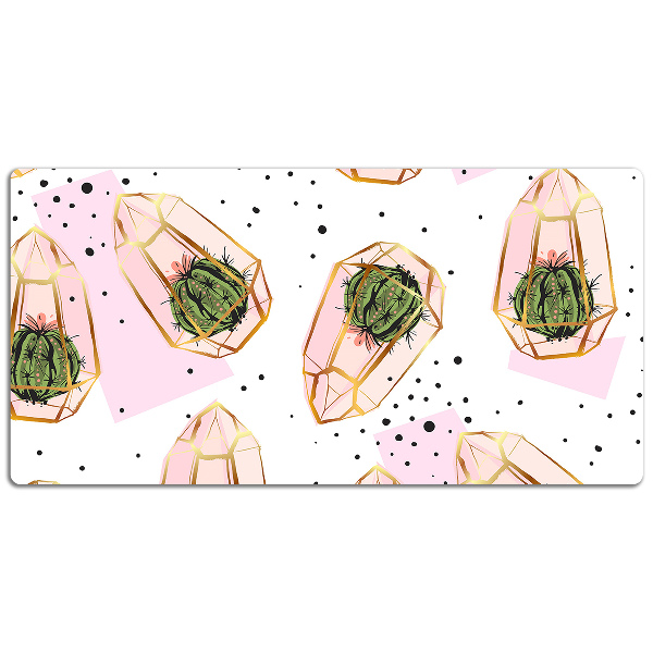 Sottomano da scrivania Cactus Geometrici