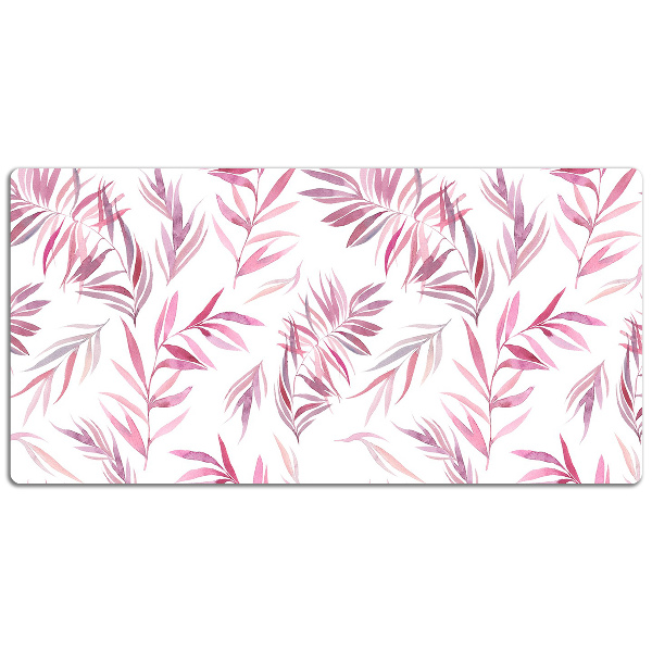 Sottomano da scrivania Foglie Rosa