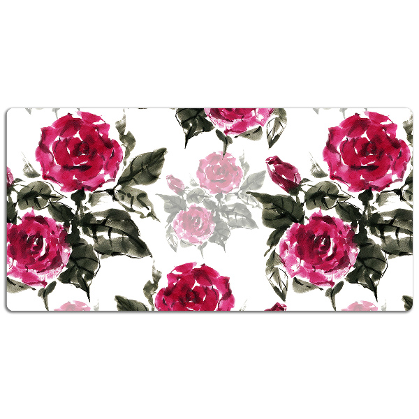 Sottomano da scrivania Rose Dipinte