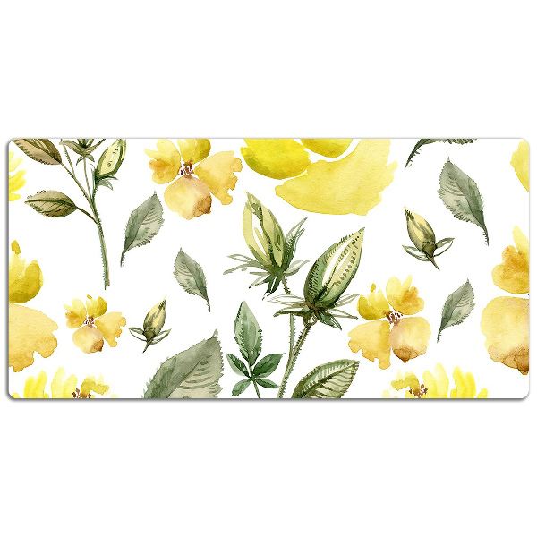 Tappetino da scrivania Fiori Gialli