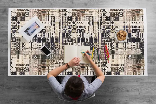 Sottomano da scrivania Boho Tile Style