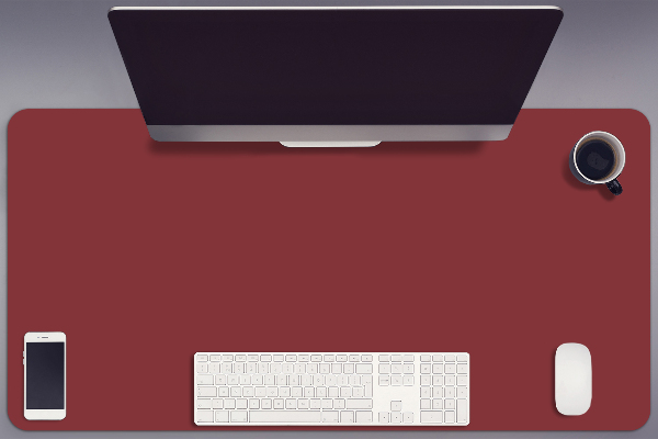 Sottomano da scrivania Rosso Purpureo