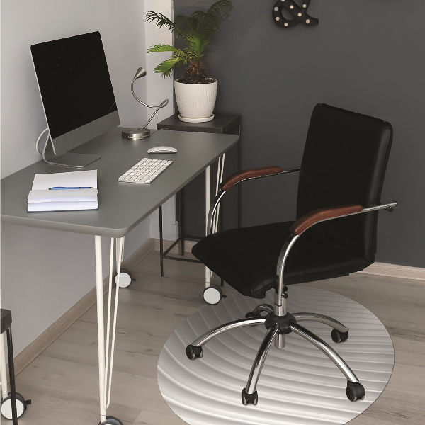 Tappeto salvapavimento Scanalature Bianche
