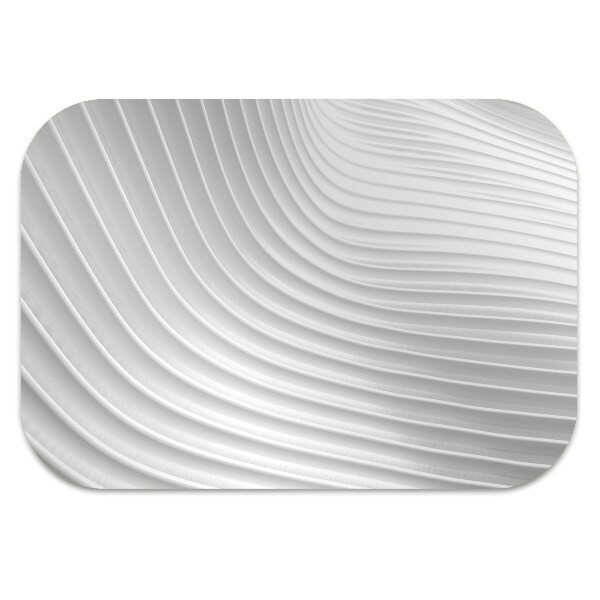 Tappeto salvapavimento Scanalature Bianche