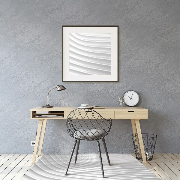 Tappeto salvapavimento Scanalature Bianche