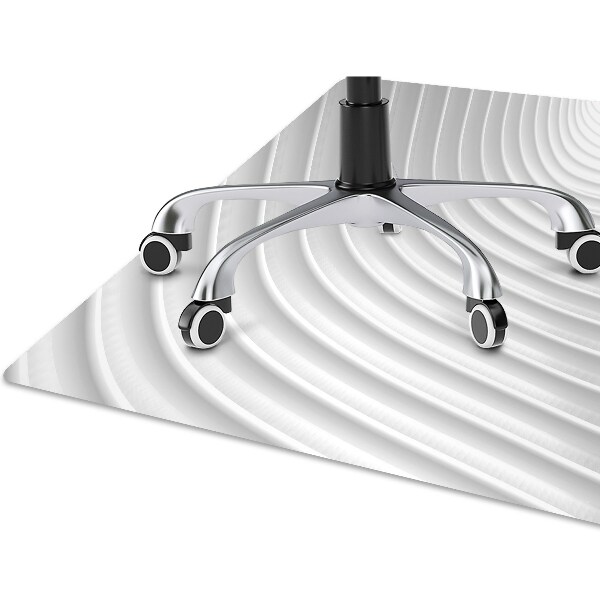 Tappeto salvapavimento Scanalature Bianche