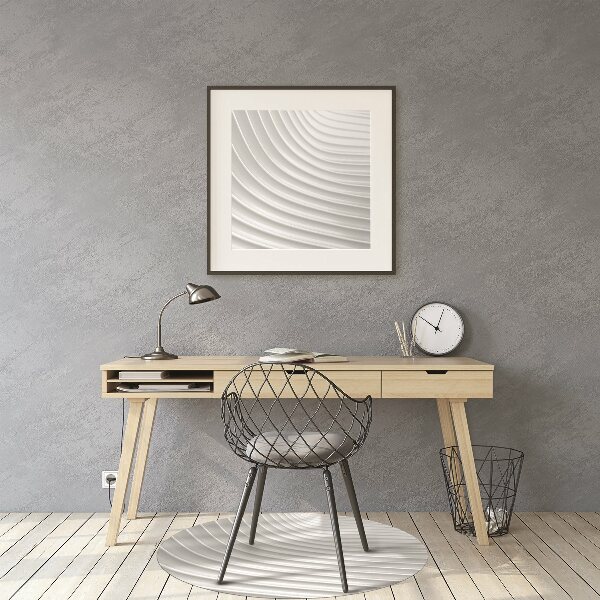 Tappeto salvapavimento Scanalature Bianche