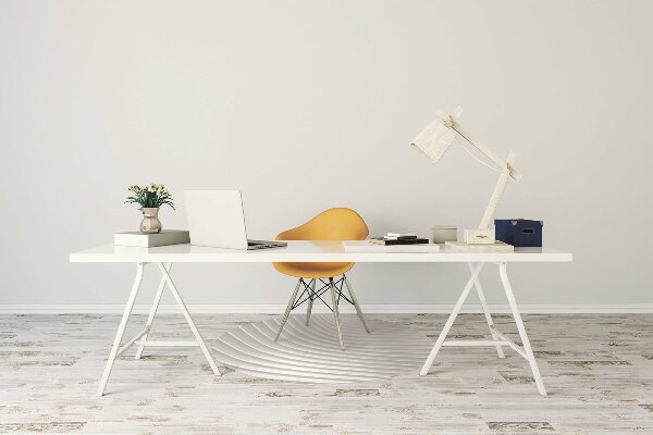 Tappeto salvapavimento Scanalature Bianche