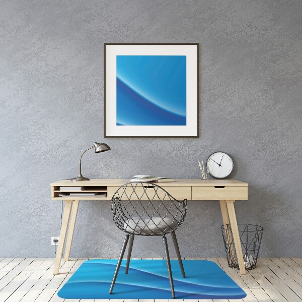 Tappeto salvapavimento Astrazione Blu