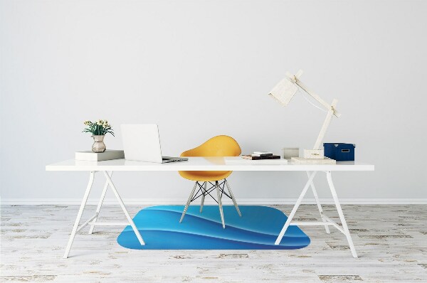 Tappeto salvapavimento Astrazione Blu