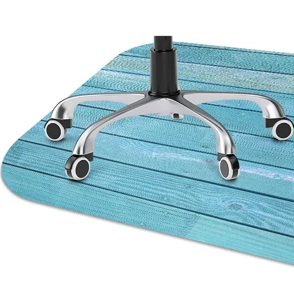 Tappeto per sedia con ruote Schede Blu