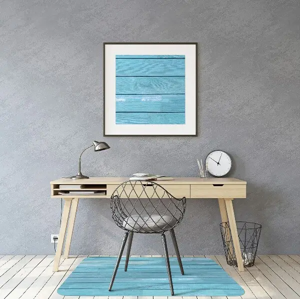 Tappeto per sedia con ruote Schede Blu