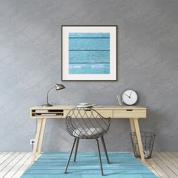 Tappeto per sedia con ruote Schede Blu