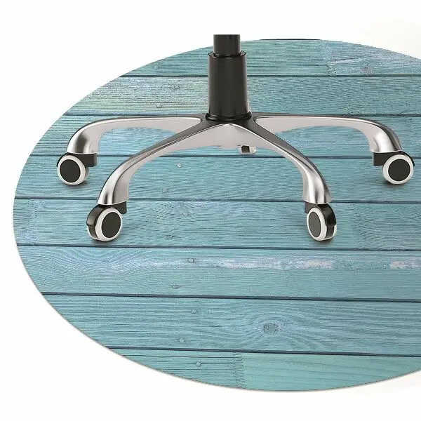 Tappeto per sedia con ruote Schede Blu