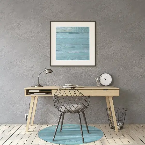 Tappeto per sedia con ruote Schede Blu