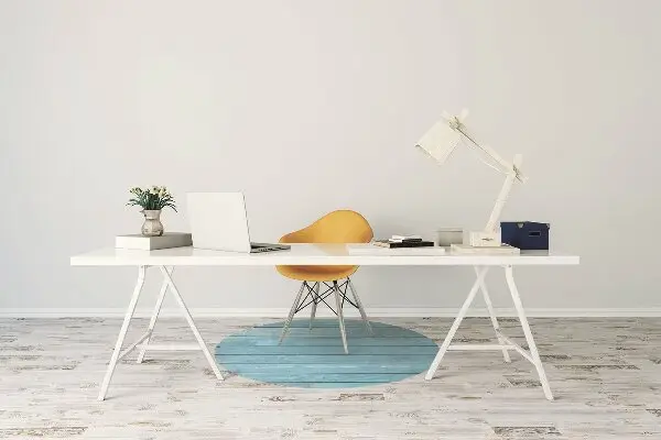 Tappeto per sedia con ruote Schede Blu