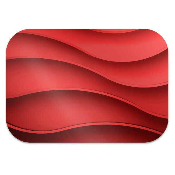 Tappeto sedia ufficio Astrazione Rossa