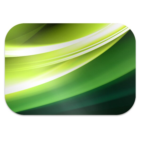 Tappeto per sedia con ruote Astrazione Verde