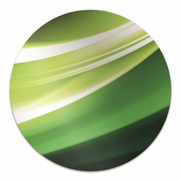 Tappeto per sedia con ruote Astrazione Verde