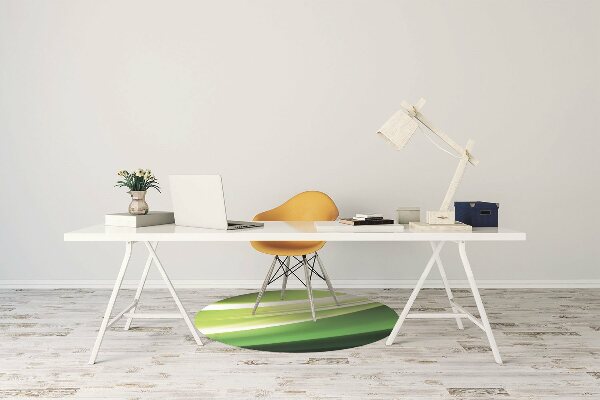 Tappeto per sedia con ruote Astrazione Verde
