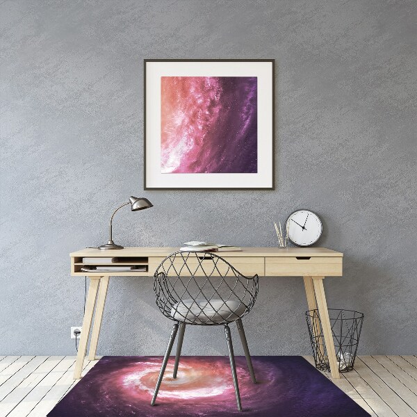 Tappeto per sedia con ruote Vortex Spaziale