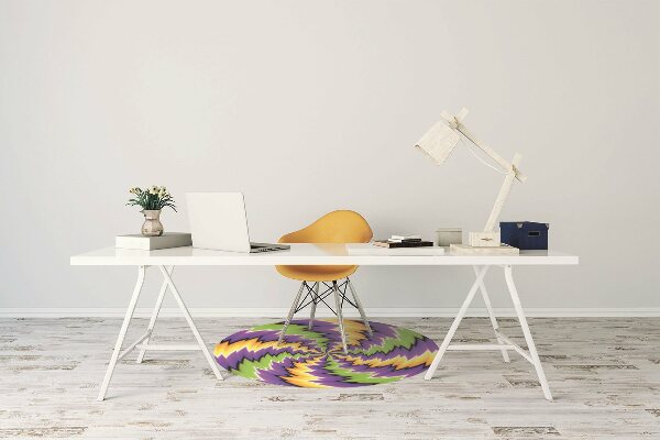 Tappeto per sedia con ruote Vortex Di Astrazione