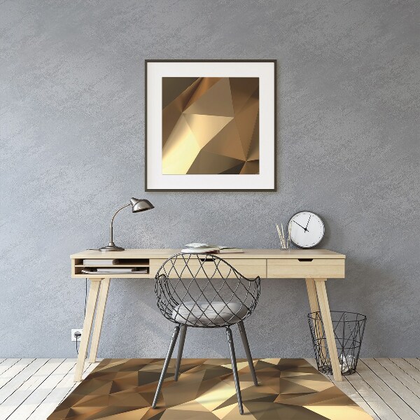 Tappeto per sedia con ruote Lamina D'Oro