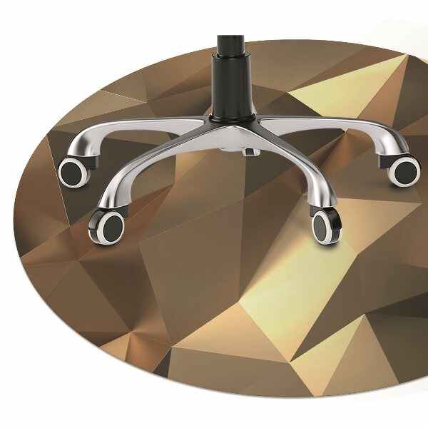 Tappeto per sedia con ruote Lamina D'Oro