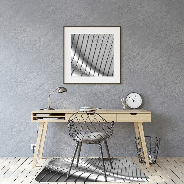 Tappeto per sedia con ruote Metallico
