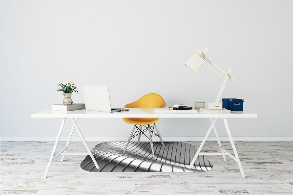 Tappeto per sedia con ruote Metallico