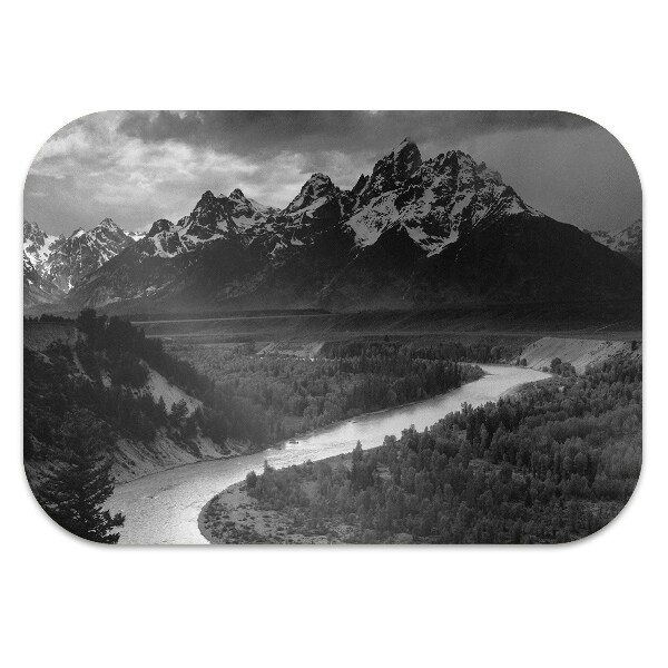 Tappeto per sedia con ruote Montagne Scure