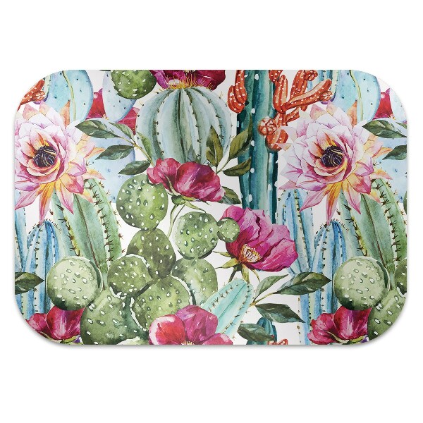 Tappeto per sedia con ruote Fiori Di Cactus