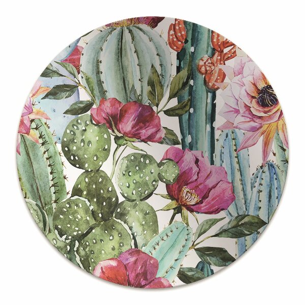 Tappeto per sedia con ruote Fiori Di Cactus