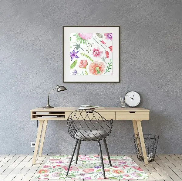 Tappeto salvapavimento Fiori Dipinti