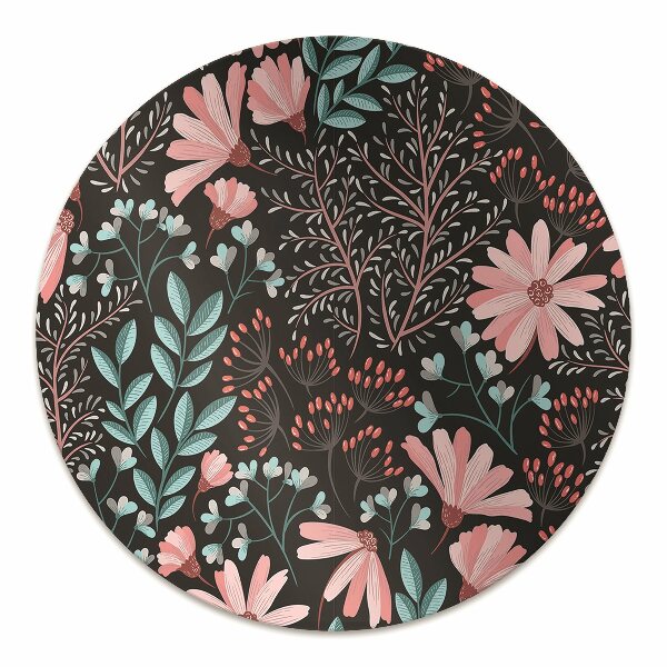 Tappeto per sedia con ruote Fiori Vintage