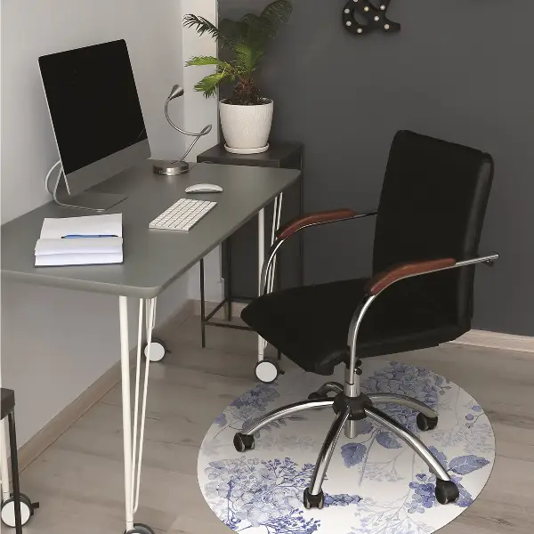 Tappeto sedia ufficio Ortensia Blu