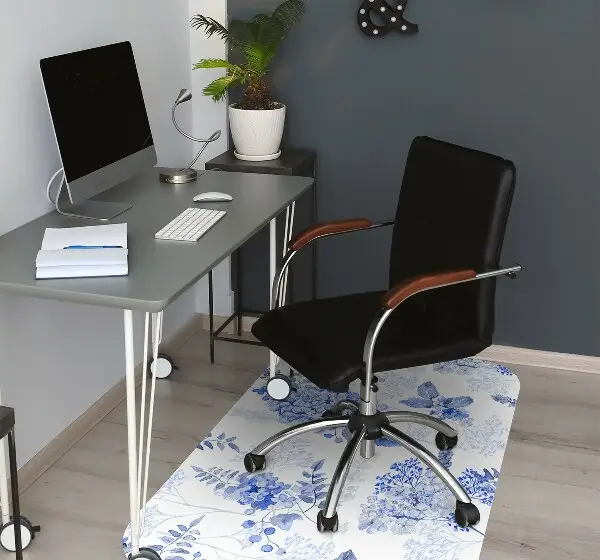 Tappeto sedia ufficio Ortensia Blu
