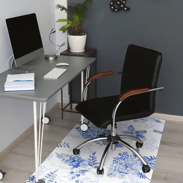 Tappeto sedia ufficio Ortensia Blu