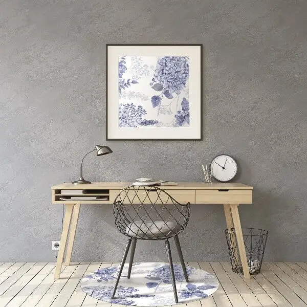 Tappeto sedia ufficio Ortensia Blu