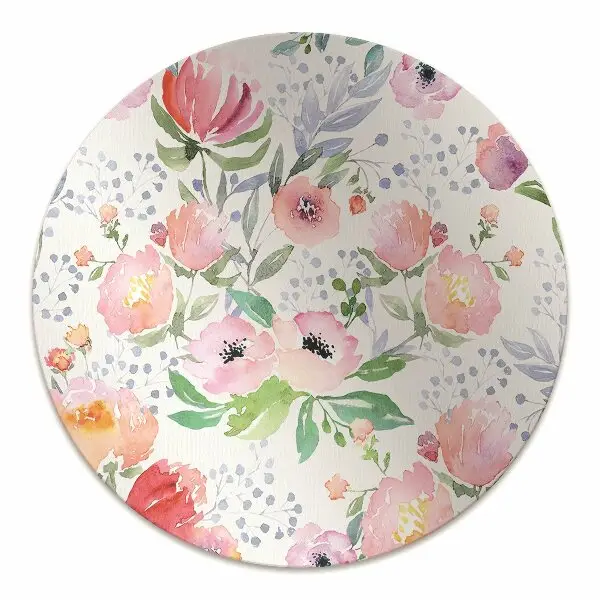Tappeto per sedia con ruote Pastelli Fiori