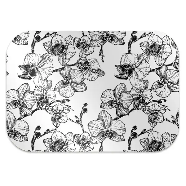 Tappeto per sedia con ruote Orchidee