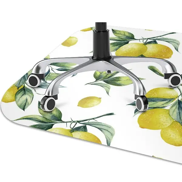 Tappeto per sedia con ruote Limoni Gialli