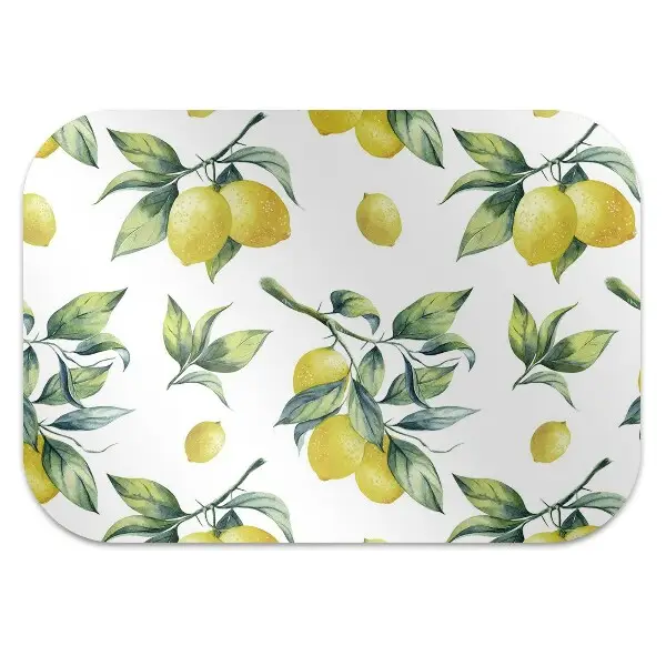 Tappeto per sedia con ruote Limoni Gialli