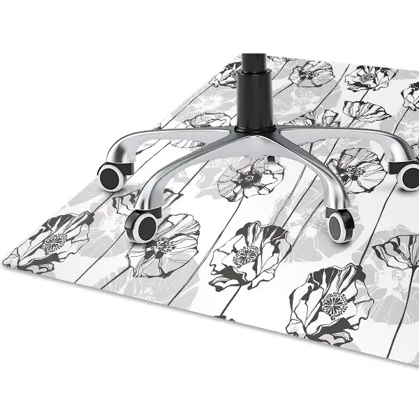 Tappeto per sedia con ruote Fiori Glamour