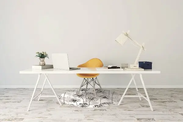 Tappeto per sedia con ruote Fiori Glamour