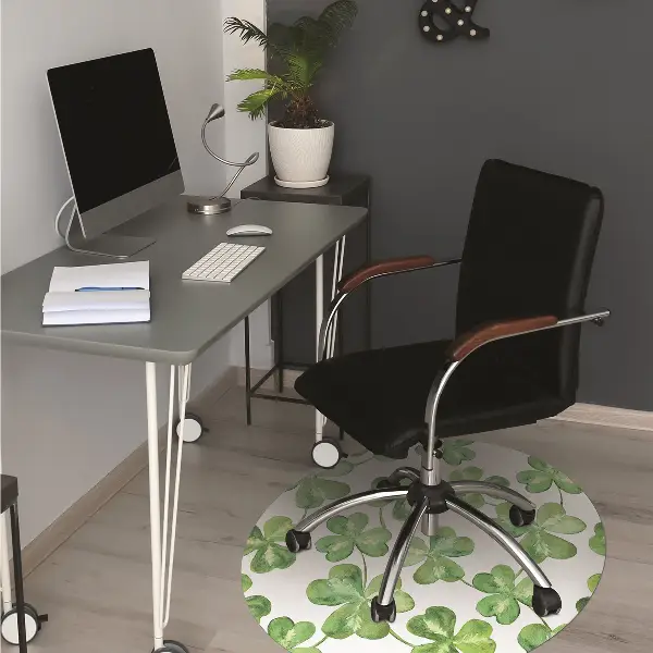 Tappeto per sedia con ruote Trifoglio