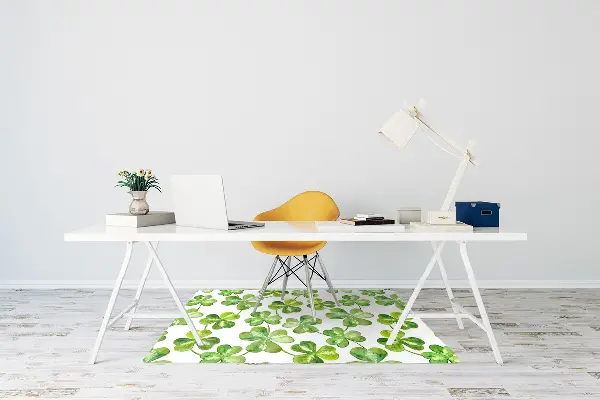 Tappeto per sedia con ruote Trifoglio