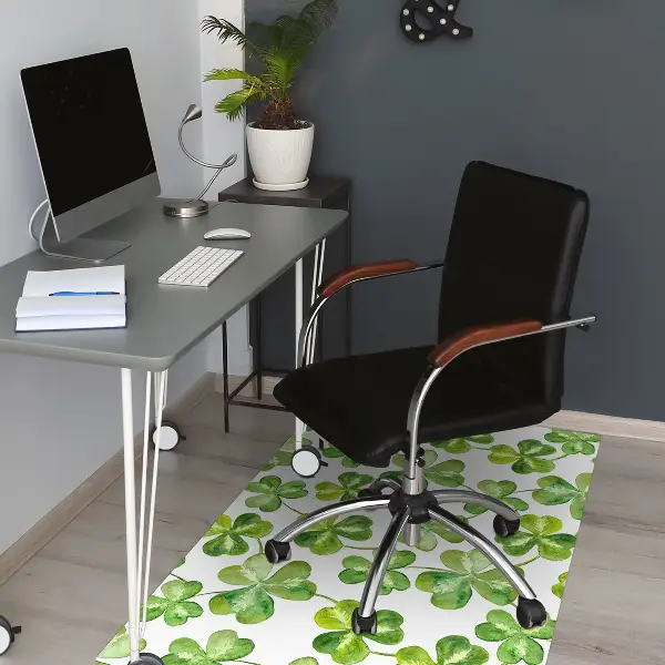 Tappeto per sedia con ruote Trifoglio