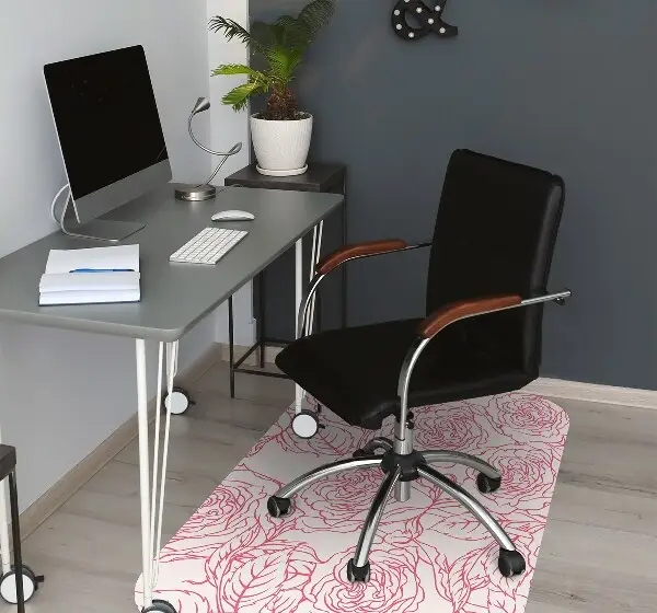 Tappeto per sedia con ruote Rose Doodle